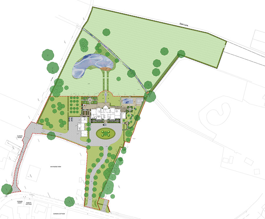 Landscape Design for Large Residence in Surrey
